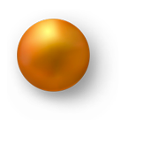 orange 3d sphere