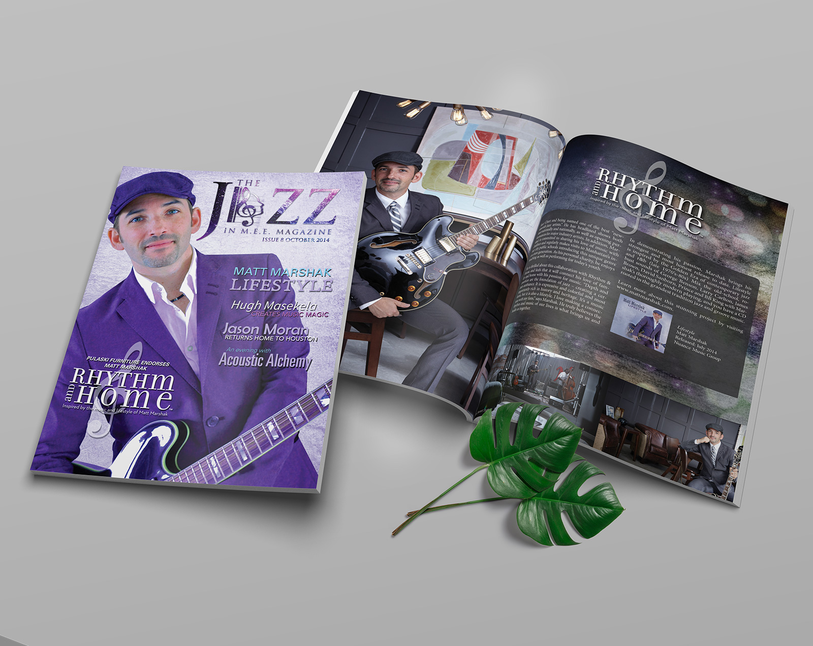 The Jazz in M.E.E. Magazine featuring Matt Marshak