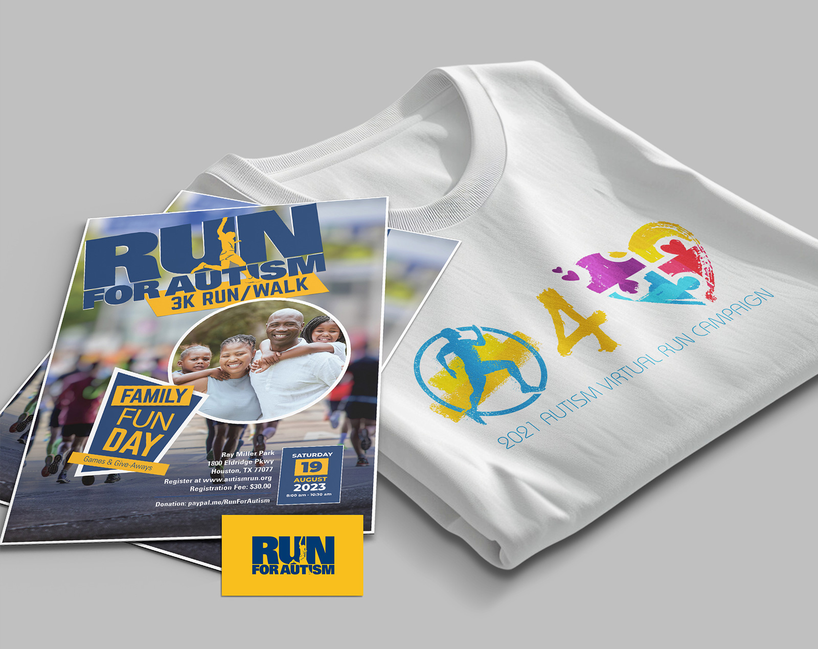 Run for Autism design and web collateral