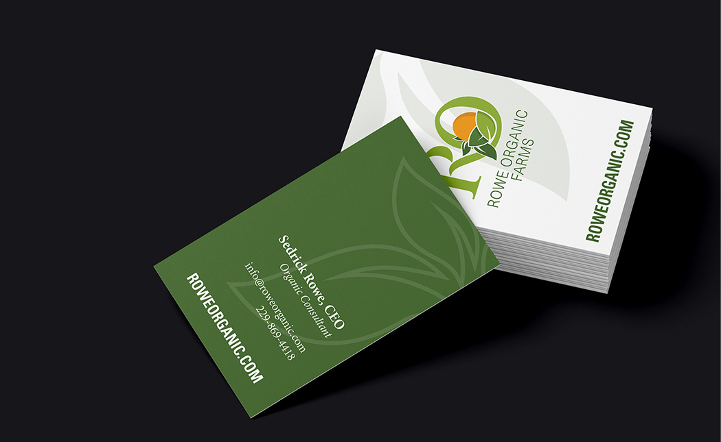 Rowe Organic Farms Business Cards