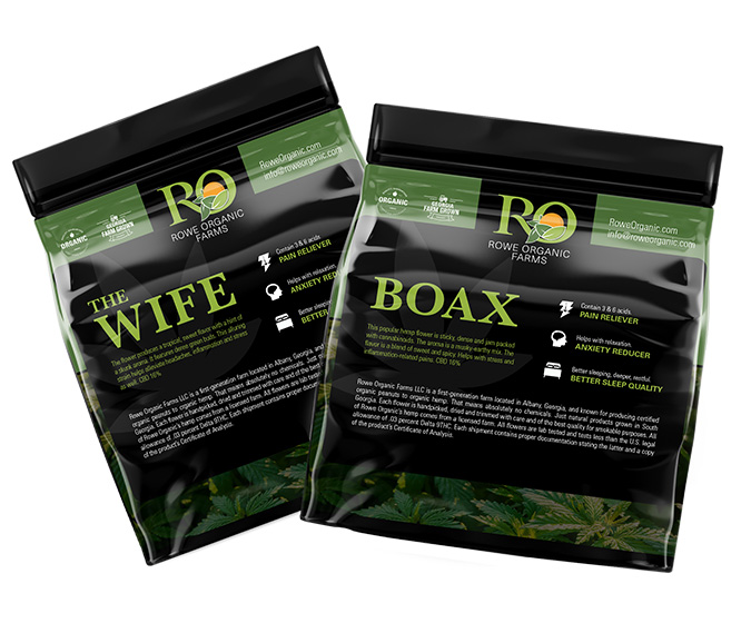 Rowe Organic Farms Packaging Design